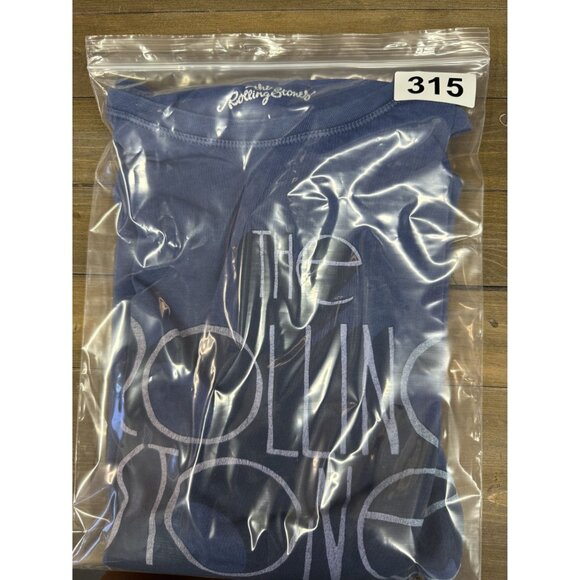 The Rolling Stones Blue Graphic T-Shirt L 100% Cotton - Picture 6 of 6